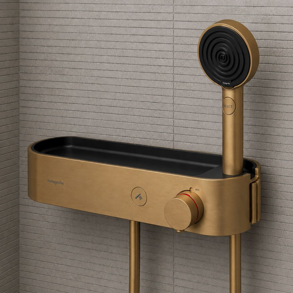 Pack mitigeur douche thermostatique HANSGROHE ShowerTablet Select + Flexible Isiflex + Pommeau 3jets Pulsify Select S|Batinea