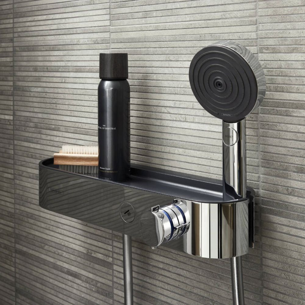 Pack mitigeur douche thermostatique HANSGROHE ShowerTablet Select + Flexible Isiflex + Pommeau 3jets Pulsify Select S|Batinea