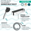 Pack mitigeur douche thermostatique HANSGROHE ShowerTablet Select + Flexible Isiflex + Pommeau 3jets Pulsify Select S|Batinea