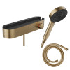 Pack mitigeur douche thermostatique HANSGROHE ShowerTablet Select + Flexible Isiflex + Pommeau 3jets Pulsify Select S|Batinea