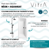 les avantages de la baignoire VitrA 52540007000 avec vidage et colonne bain douche