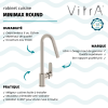 Points forts du robinet de cuisine haut VitrA Minimax Round