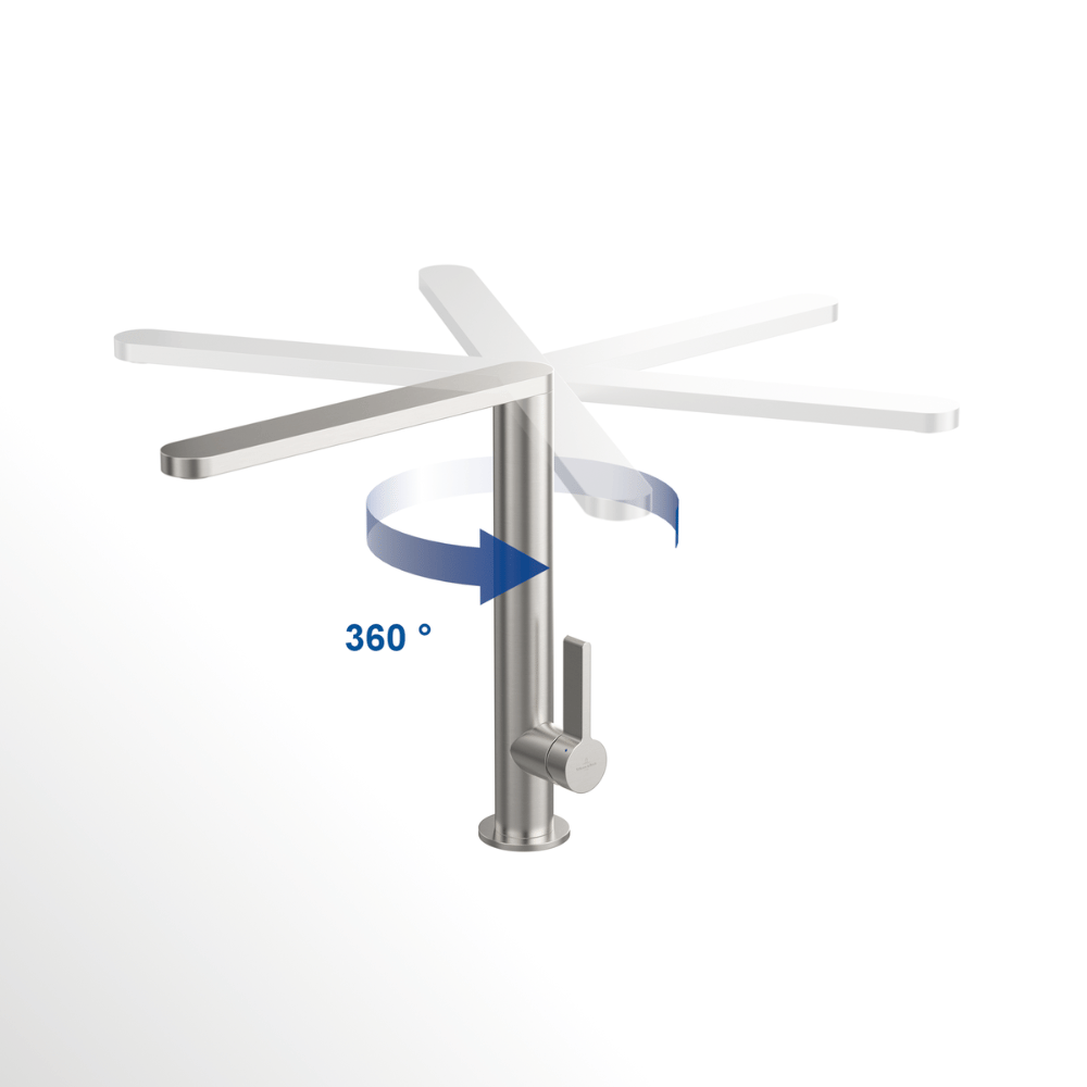 Robinet cuisine Villeroy & Boch Modern Steel | Batinea