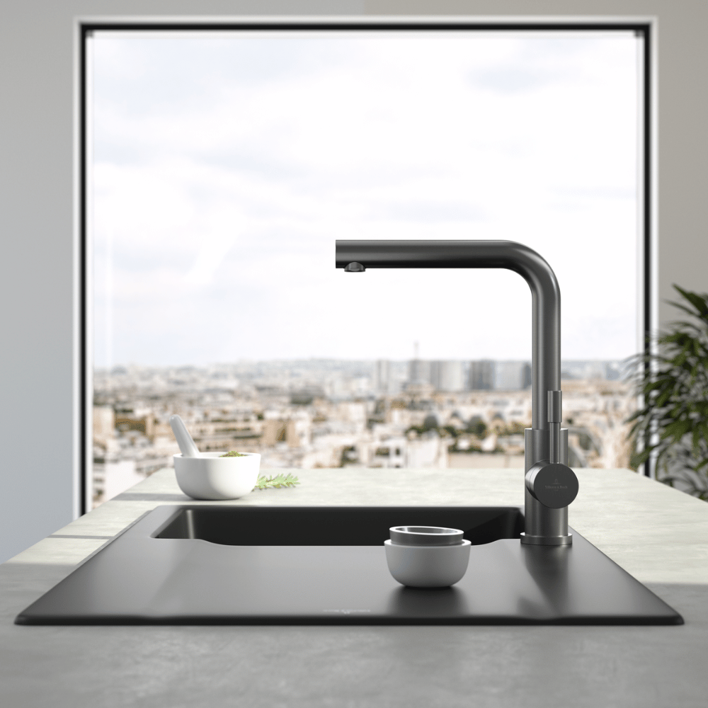 Robinet cuisine Villeroy & Boch Modern Steel | Batinea