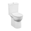 WC à poser sans bride PMR sortie universelle VitrA Conforma avec abattant frein de chute