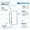 Paroi de douche NOVELLINI Lunes 2.0 G porte pivotante et paroi fixe avantages