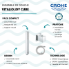 Douchette GROHE Vitalio Joy Cube Stick avec flexible 150 cm et support mural avantages