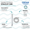 Douchette 1 jet GROHE Vitalio Joy Cube Stick avec flexible 200 cm avantages