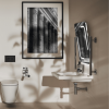 Lavabo suspendu 60 cm IDEAL STANDARD Connect Freedom blanc avec trop plein in situ