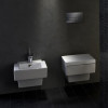 Pack WC suspendu JACOB DELAFON Terrace + abattant + bâti-support autoportant + plaque blanche