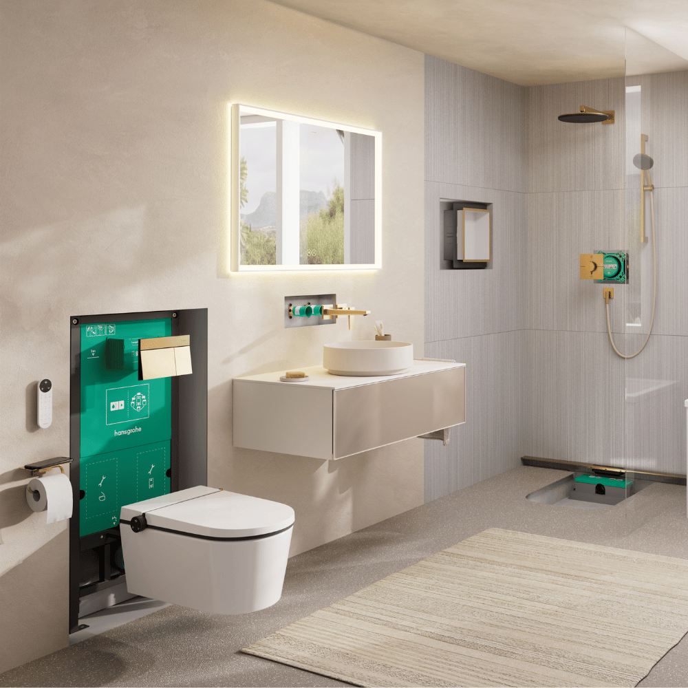 Bâti support sol et mur HANSGROHE iFrame Universal | Batinea