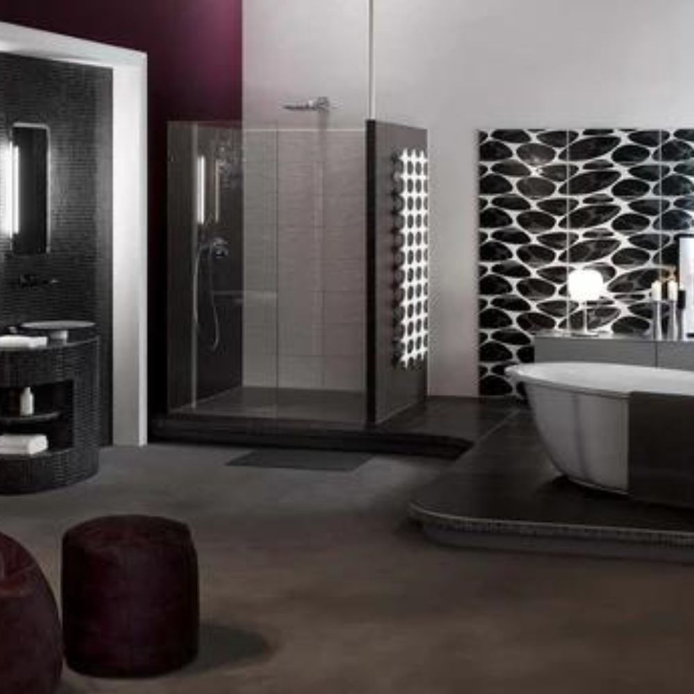 Receveur de douche à carreler WEDI Fundo Primo carré écoulement excentré
