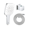 Douchette GROHE Vitalio SmartActive 130 Cube avec flexible 200 cm et support de douche