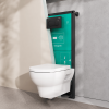 Bâti support sol et mur HANSGROHE iFrame Universal + Plaque double chasse HANSGROHE iFrame Original S | Batinea