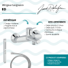 Mitigeur baignoire JACOB DELAFON Eo + pommeau de douche Shift+ carré + flexible de douche métal