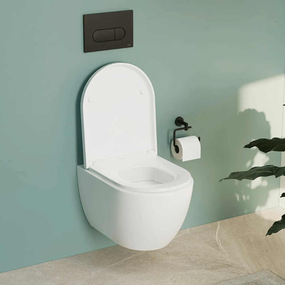Pack WC suspendu sans bride VitrA  M60 + bâti support + Plaque