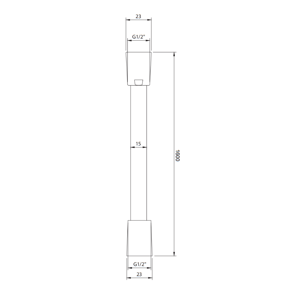 Flexible de douche VILLEROY ET BOCH Universal Showers | Batinea