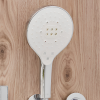 Mitigeur baignoire JACOB DELAFON Simone + pommeau de douche Metro signature + flexible de douche lisse + colonnettes