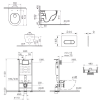 dimensions du pack WC suspendu 8320B003-6405_732-5800-01_740-2200
