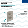 Mitigeur thermostatique encastré 2 voies VILLEROY ET BOCH Universal Taps & Fittings rectangle | Batinea