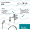 Mitigeur baignoire JACOB DELAFON Aimé + pommeau de douche Awaken + flexible de douche métal + colonnettes Idro'Flex