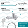 Mitigeur baignoire JACOB DELAFON July+ + pommeau de douche Metro + flexible de douche métal