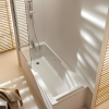 Mitigeur baignoire JACOB DELAFON Aleo+ + pommeau de douche Shift+ rond + flexible de douche métal