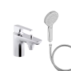 Mitigeur baignoire JACOB DELAFON Aleo+ + pommeau de douche Metro + flexible de douche métal
