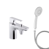 Mitigeur baignoire JACOB DELAFON Aleo+ + pommeau de douche Juliette + flexible de douche métal