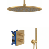 Colonne de douche encastrée VILLEROY & BOCH Universal Shower avec douchette stick 1 jet or brossé