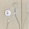 Pommeau de douche 3 jets JACOB DELAFON Metro signature chrome + flexible de douche lisse anti-torsion 160 cm Chrome