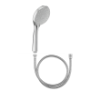 Pommeau de douche 3 jets JACOB DELAFON Awaken organic + flexible anti torsion 175 cm métal chrome