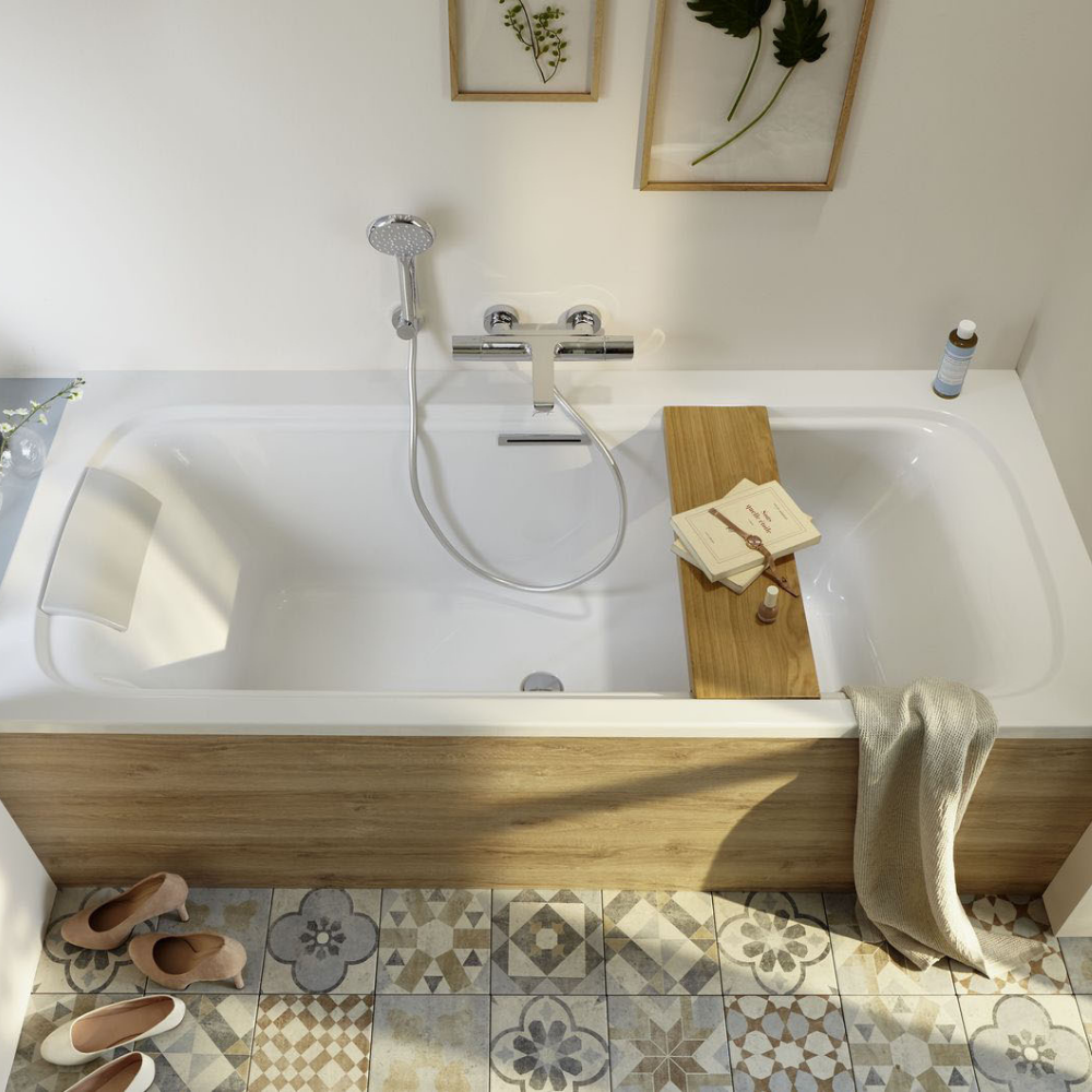 Pommeau de douche 3 jets JACOB DELAFON Awaken organic + flexible anti torsion 175 cm métal chrome