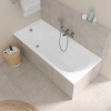 Pack mitigeur bain douche thermostatique DURAVIT Wave + pommeau Universal 3 jets + flexible 160 cm |Batinea
