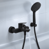 Pack mitigeur bain douche mécanique DURAVIT Wave + pommeau Universal 3 jets + flexible 160 cm |Batinea