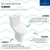 Les avantages du WC à poser sortie verticale VILLEROY & BOCH O.novo avec abattant frein de chute