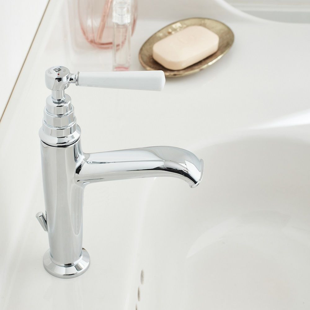 Meuble de salle de bain JACOB DELAFON Cléo 1889 Gris Intense + plan vasque 1 trou + mitigeur
