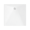 Receveur de douche antidérapant KINEDO Kinesurf Nova extra-plat découpable blanc avec bonde + grille assortie carré produit