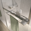 Paroi de douche KINEDO Walk-in Solo Z chromé porte-serviette