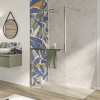 Paroi de douche KINEDO Walk-in Solo Z chromé ambiance 2