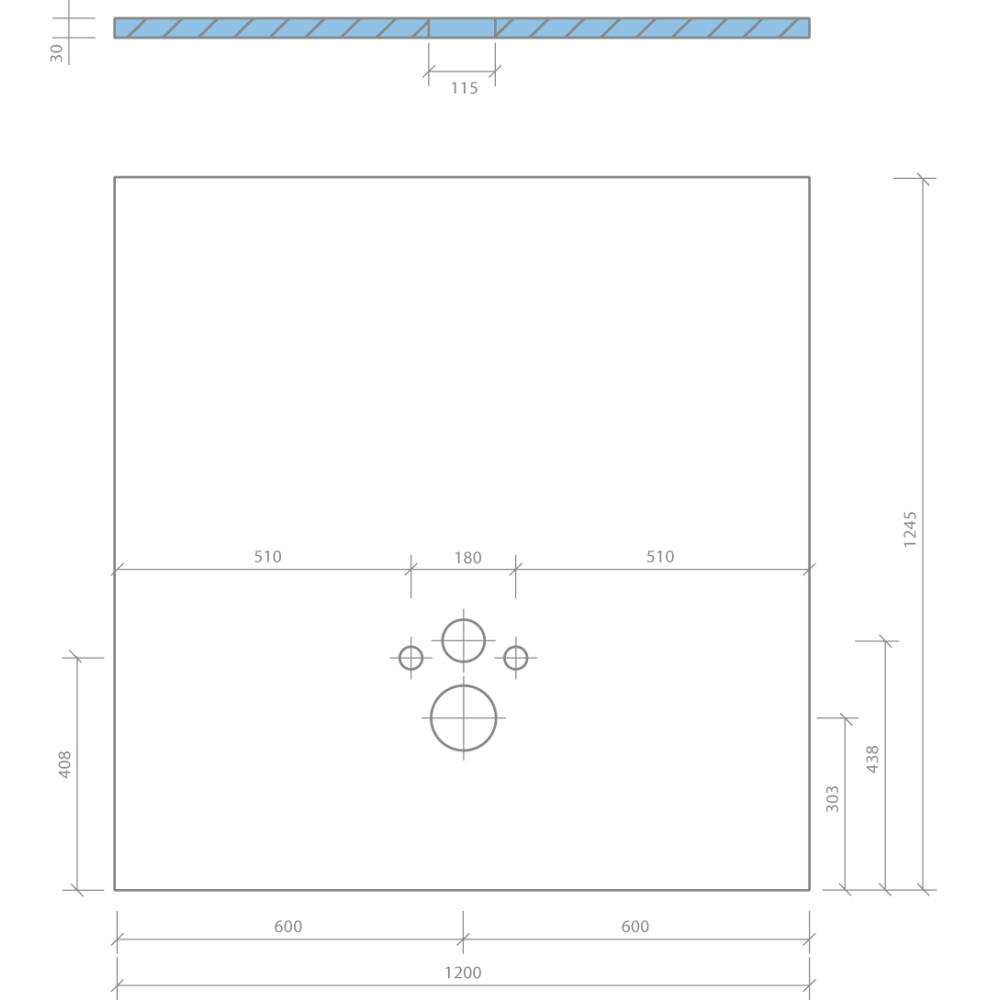 Schema technique habillage Wedi pour bati support - batinea ogs
