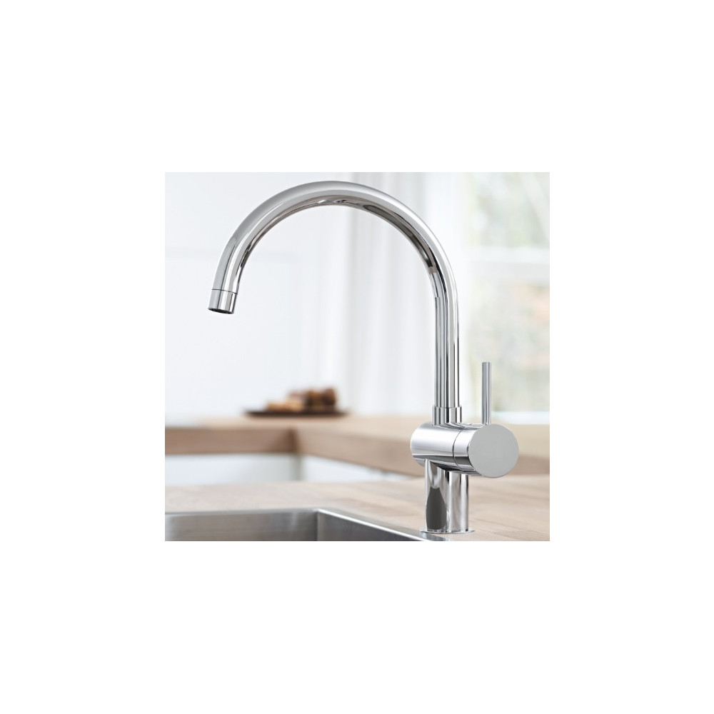 Minta mitigeur mocommande evier - Grohe mitigeur de cuisine