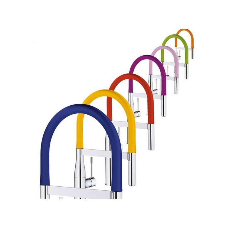 Mitigeur cuisine avec douchette Grohe Essence Semi-Pro