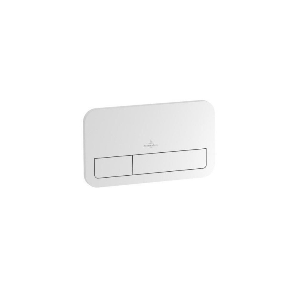 Plaque de commande wc suspendu Villeroy et Boch Blanche