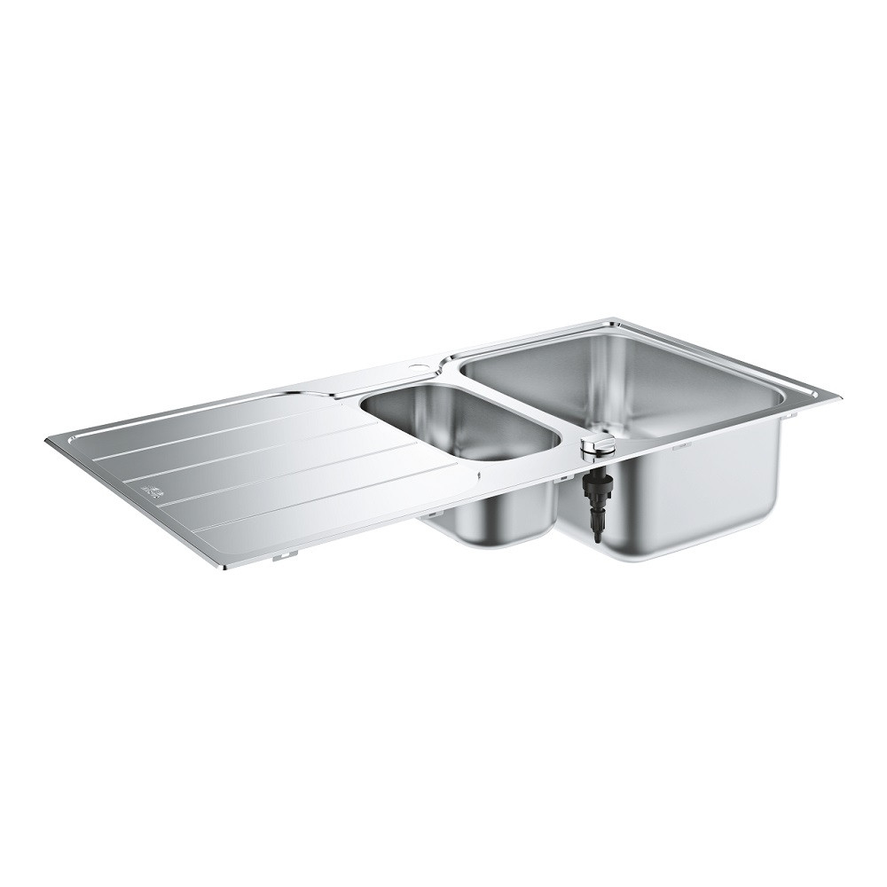 Evier cuisine 1 bac et demi Grohe K500