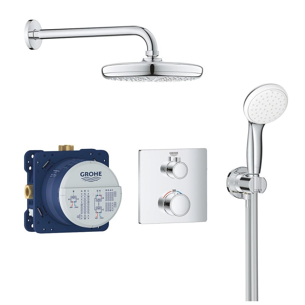 Mitigeur douche encastrable Grohe Grohtherm Tempesta 210