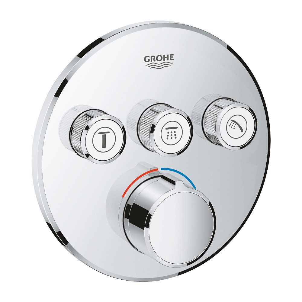 Mitigeur encastré 3 sorties Grohe Grohtherm SmartControl