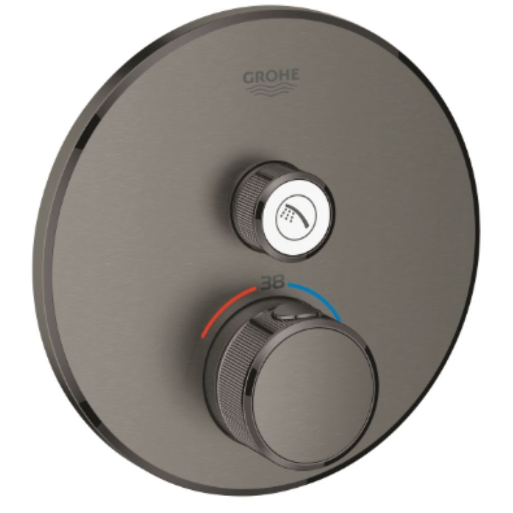 Façade robinet encastré thermostatique 1 sortie GROHE Grohtherm SmartControl | Batinea
