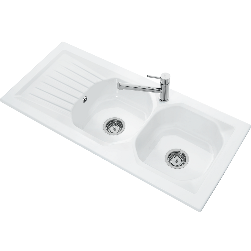 Evier cuisine ceramique Villeroy et Boch - Nestor Plus - cuisine moderne - Batinea
