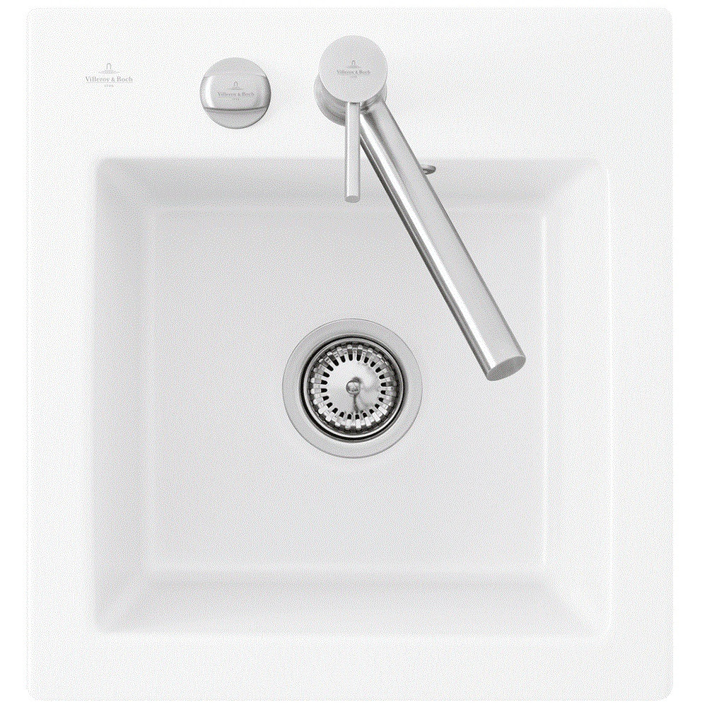 Evier 1 bac sans egouttoir VILLEROY ET BOCH Subway Pure XS 47